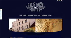 Desktop Screenshot of hotelruzest.cz